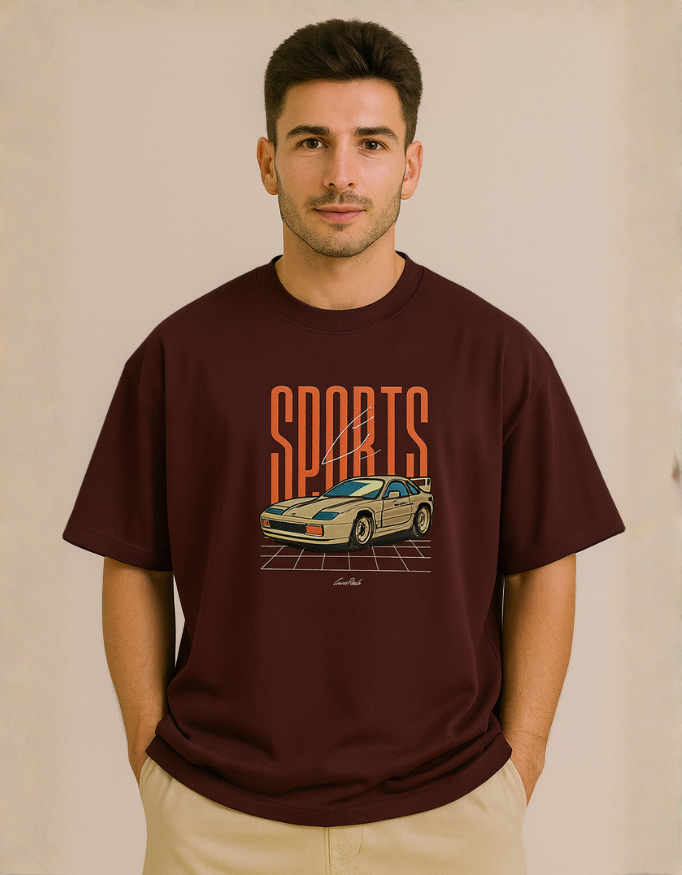 Sports Car – Classic Oversized Tee