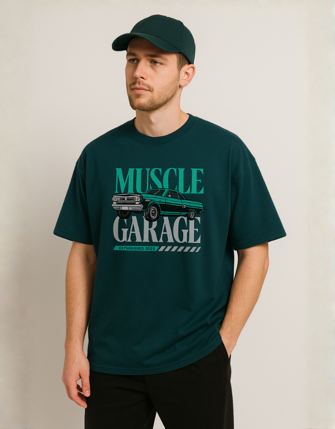 Muscle Garage – Classic Oversized Tee