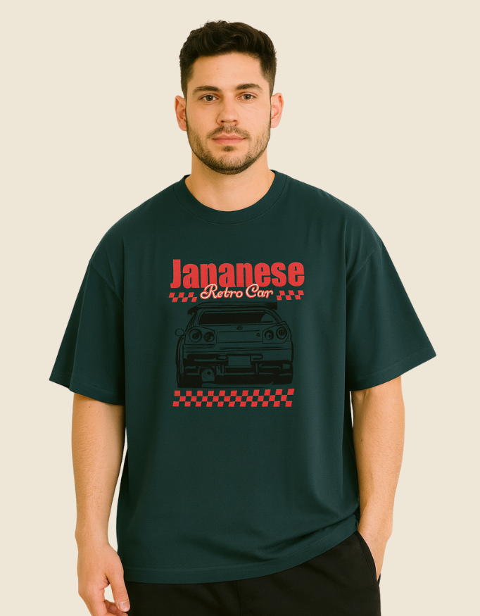 Japanese Retro – Classic Oversized Tee