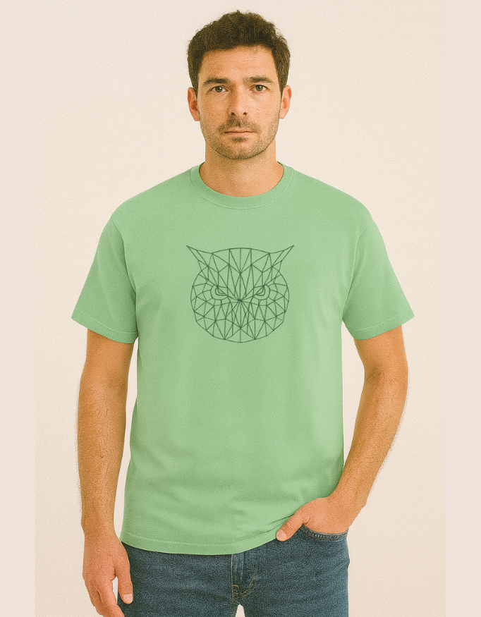 Geometric Owl – Classic Tee