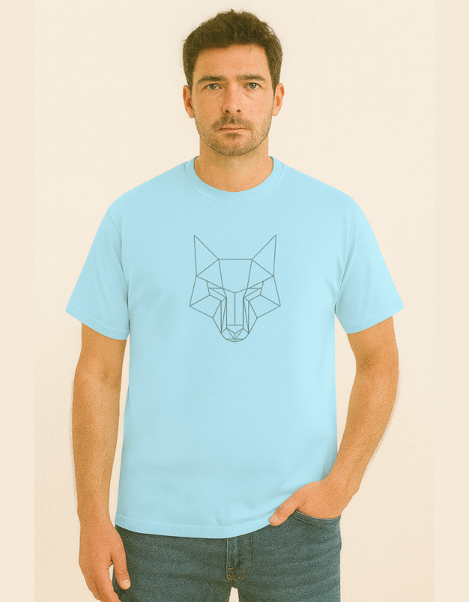 Geometric Wolf – Classic Tee